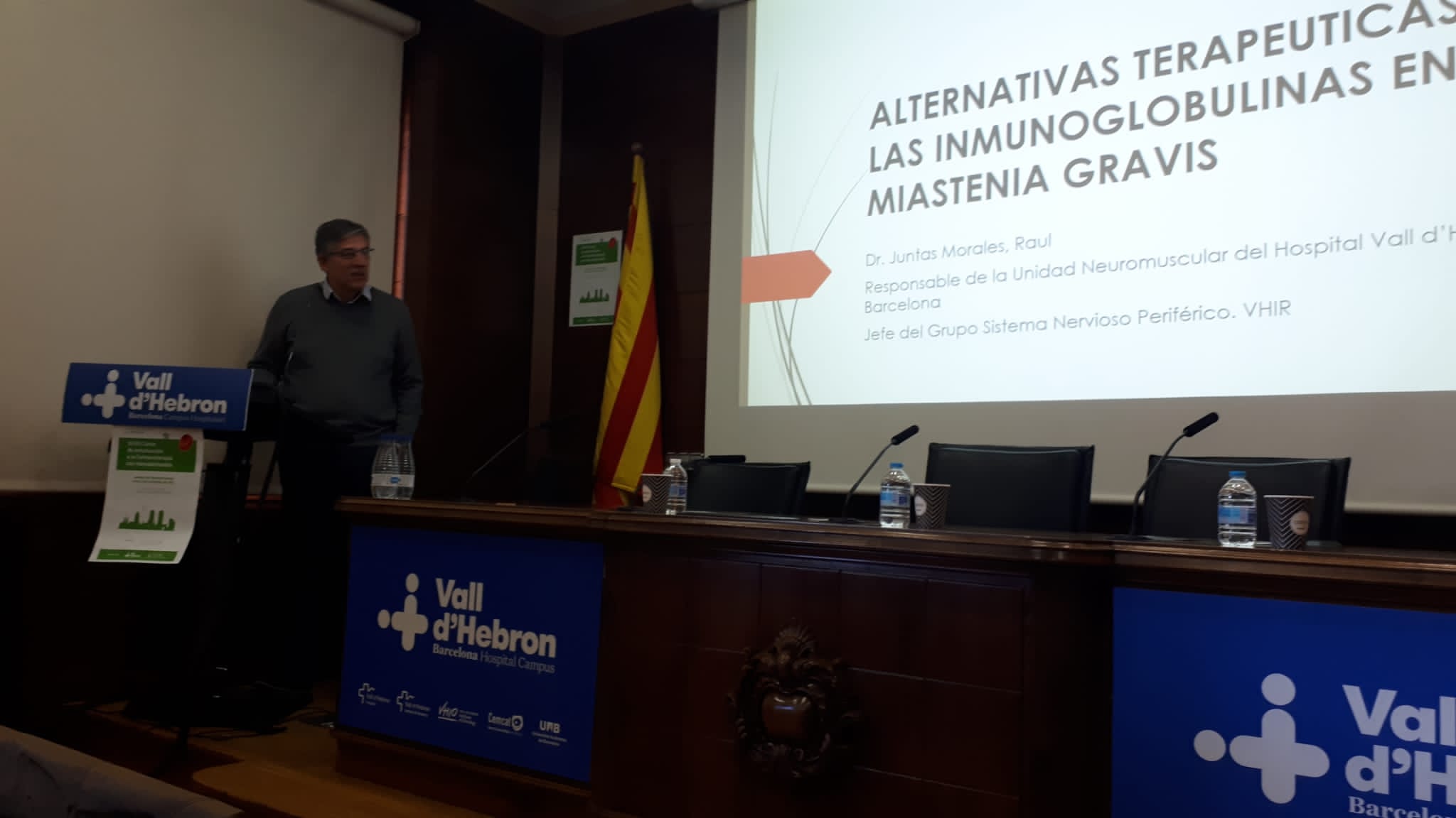 Ponencia en jornada científica médica